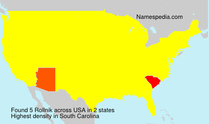 Surname Rollnik in USA