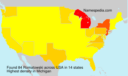 Surname Romatowski in USA