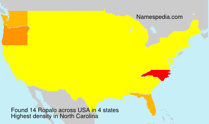 Surname Ropalo in USA