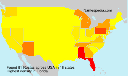 Surname Rostas in USA