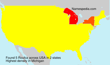 Surname Roufca in USA