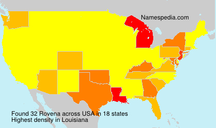 Surname Rovena in USA