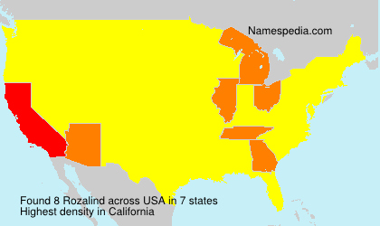 Surname Rozalind in USA