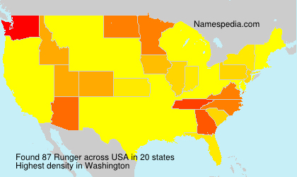 Surname Runger in USA
