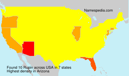 Surname Rupin in USA