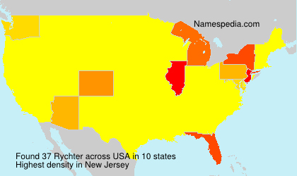 Surname Rychter in USA
