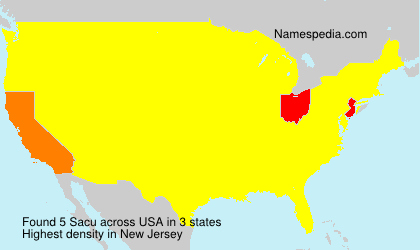 Surname Sacu in USA