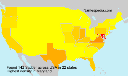 Surname Sadtler in USA