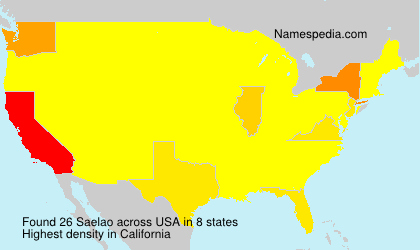 Surname Saelao in USA