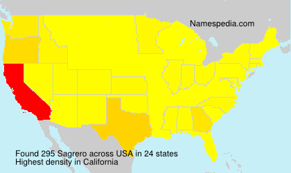 Surname Sagrero in USA
