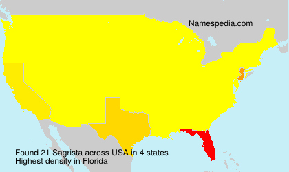 Surname Sagrista in USA