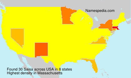 Surname Saisa in USA