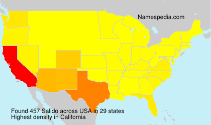 Surname Salido in USA