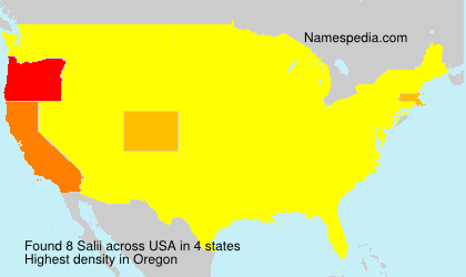 Surname Salii in USA