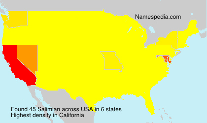 Surname Salimian in USA
