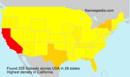 Surname Salsedo in USA