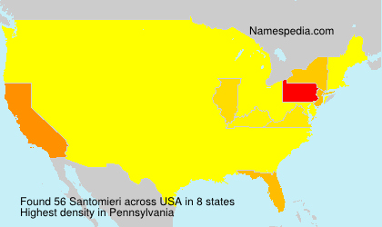 Surname Santomieri in USA