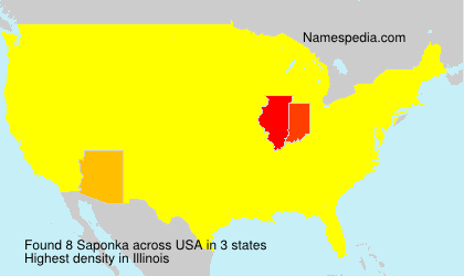 Surname Saponka in USA