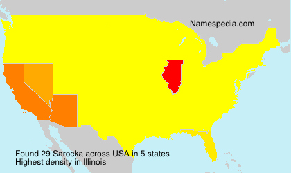 Surname Sarocka in USA