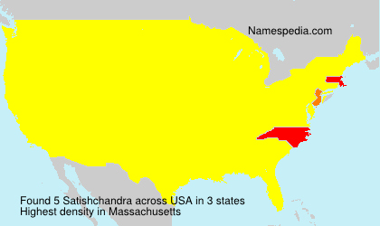 Surname Satishchandra in USA