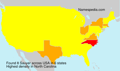 Surname Sauyer in USA