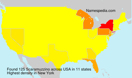 Surname Scaramuzzino in USA