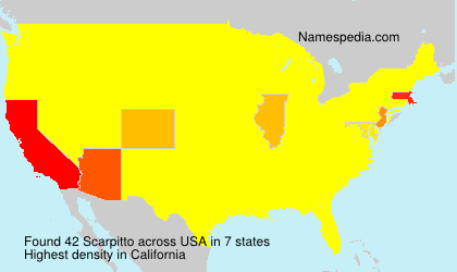 Surname Scarpitto in USA