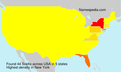 Surname Scelta in USA