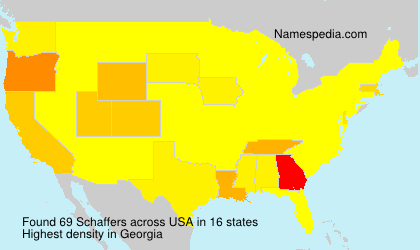 Surname Schaffers in USA