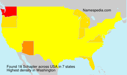 Surname Schapler in USA