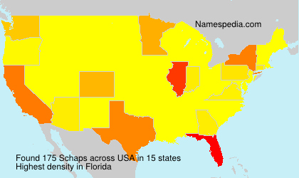 Surname Schaps in USA