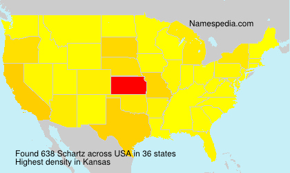 Surname Schartz in USA