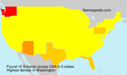 Surname Scheres in USA