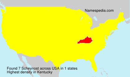 Surname Scheynost in USA