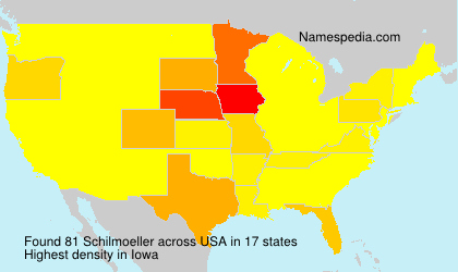 Surname Schilmoeller in USA