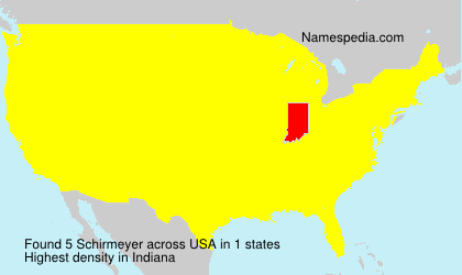 Surname Schirmeyer in USA