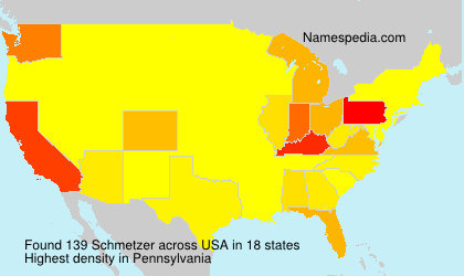 Surname Schmetzer in USA
