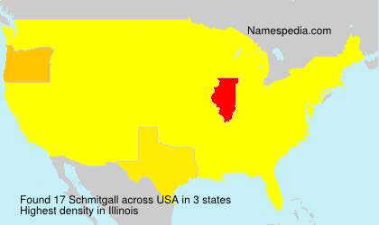 Surname Schmitgall in USA