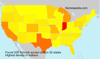 Surname Schnick in USA