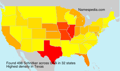 Surname Schnitker in USA