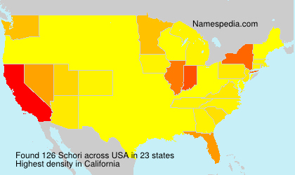 Surname Schori in USA