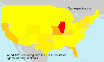 Surname Schuering in USA