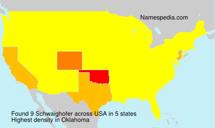 Surname Schwaighofer in USA