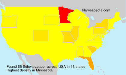 Surname Schwarzbauer in USA