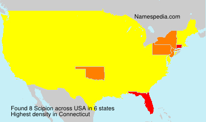 Surname Scipion in USA