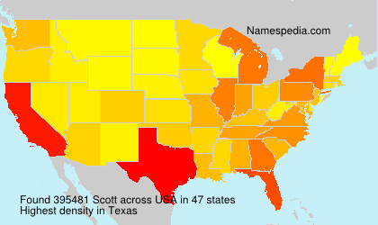 Surname Scott in USA