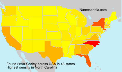 Surname Sealey in USA