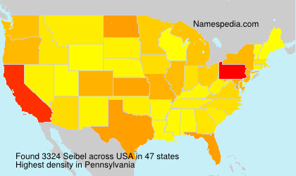Surname Seibel in USA