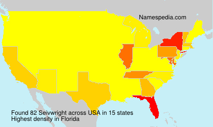 Surname Seivwright in USA