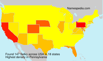 Surname Selko in USA